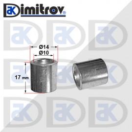 Метална втулка Ø 10 х Ø 14 х 17 mm